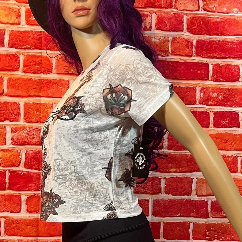 Affliction Women’s T-Shirt - Picture 2 of 13